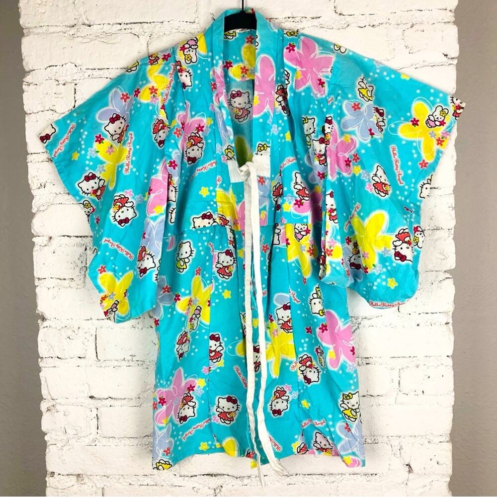 Girls Yukata Hello Kitty 100 Angel Summer Festival Komono